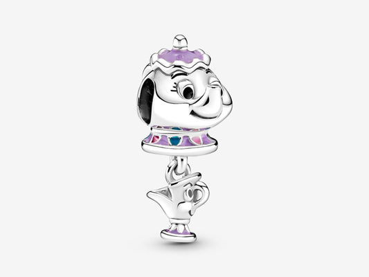 Disney Beauty and the Beast Mrs. Potts and Chip Dangle Charm