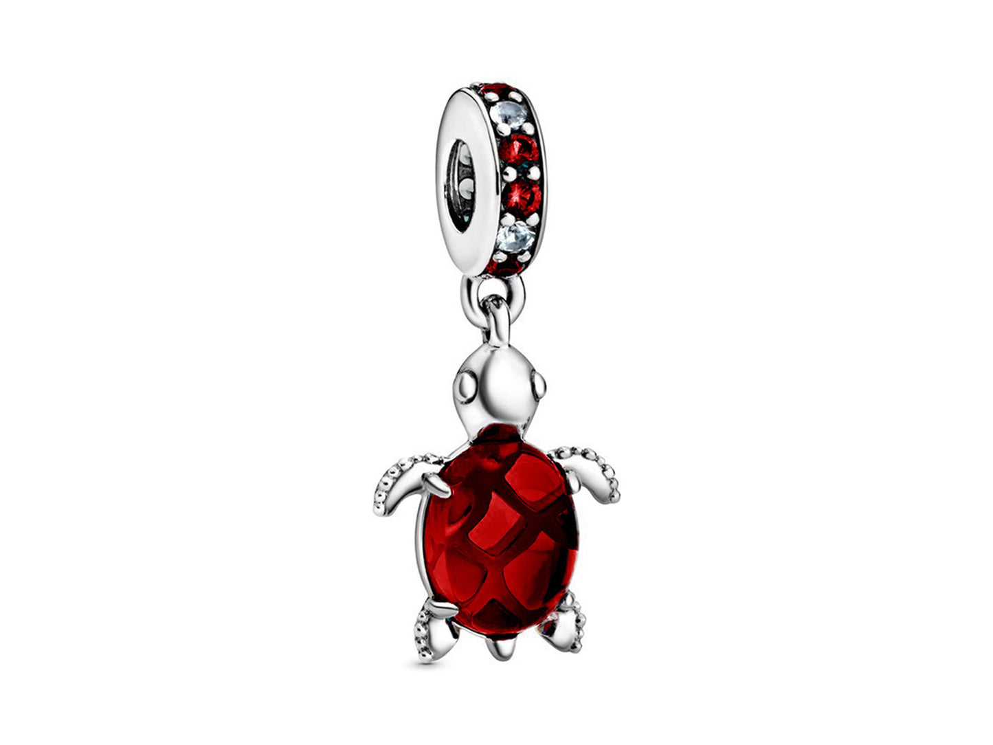 Murano Glass Sea Turtle Dangle Charm