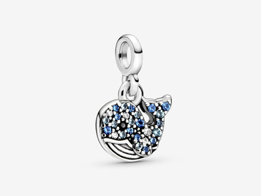 My Blue Whale Charm