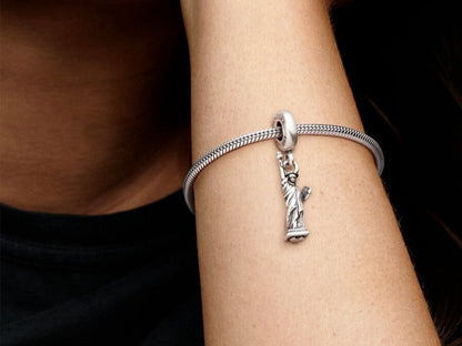 New York Statue of Liberty Dangle Charm