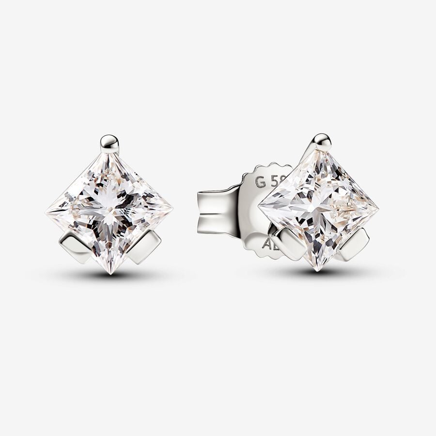 Lab-grown Diamond Stud Earrings 1.00 carat tw 14k White Gold