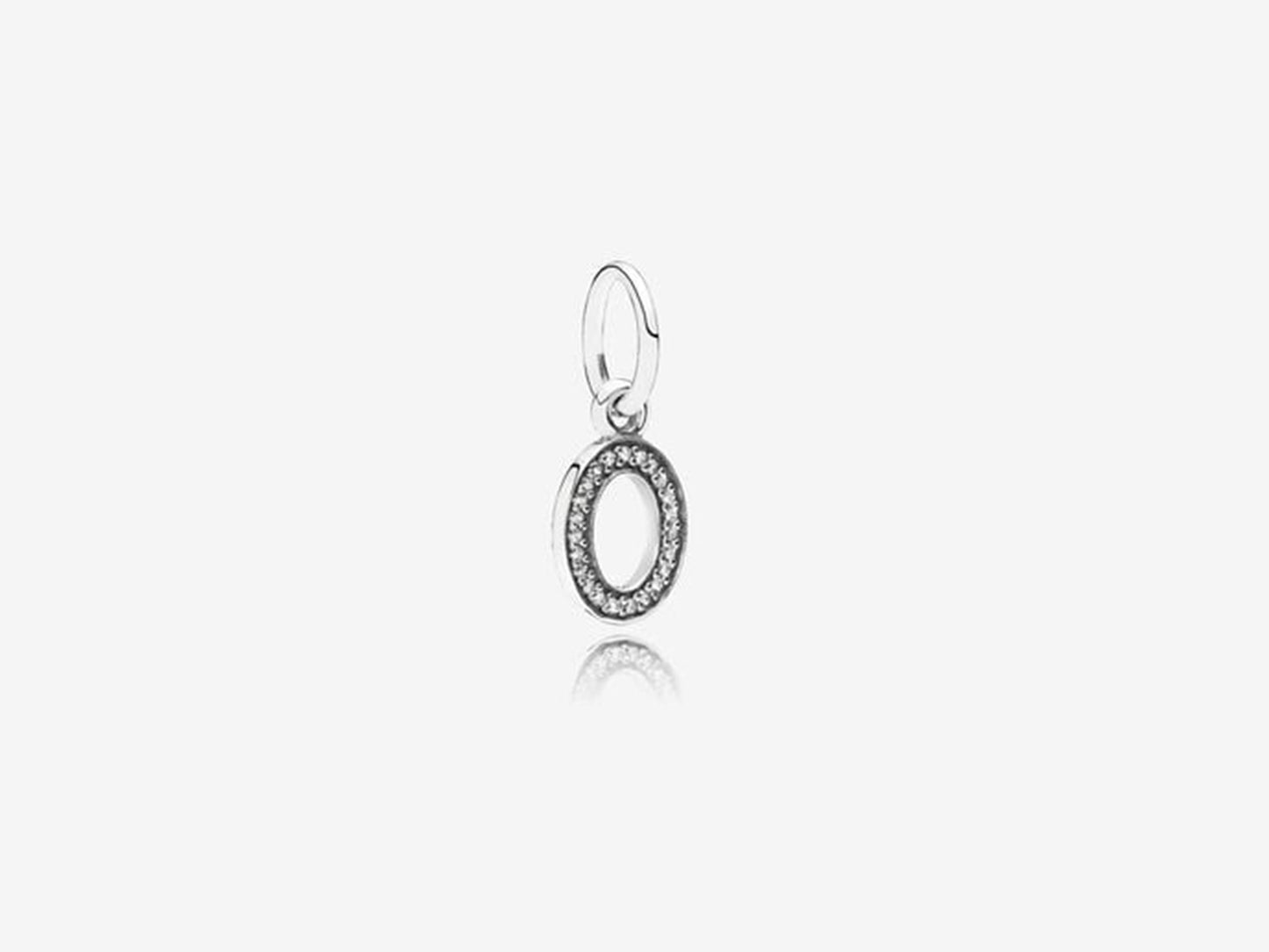 Radiant  Letter O Charm