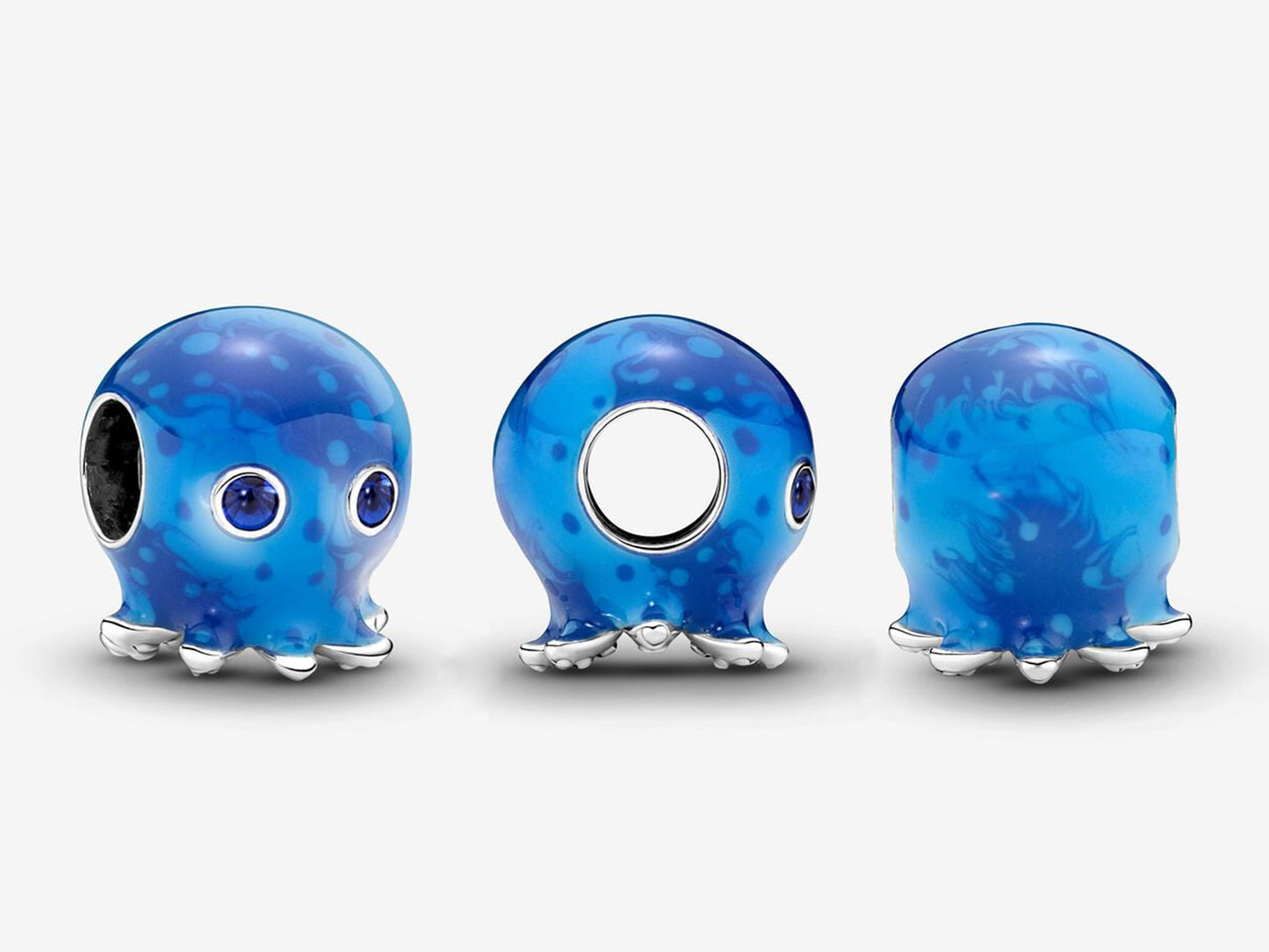 Ocean Bubbles & Waves Octopus Charm