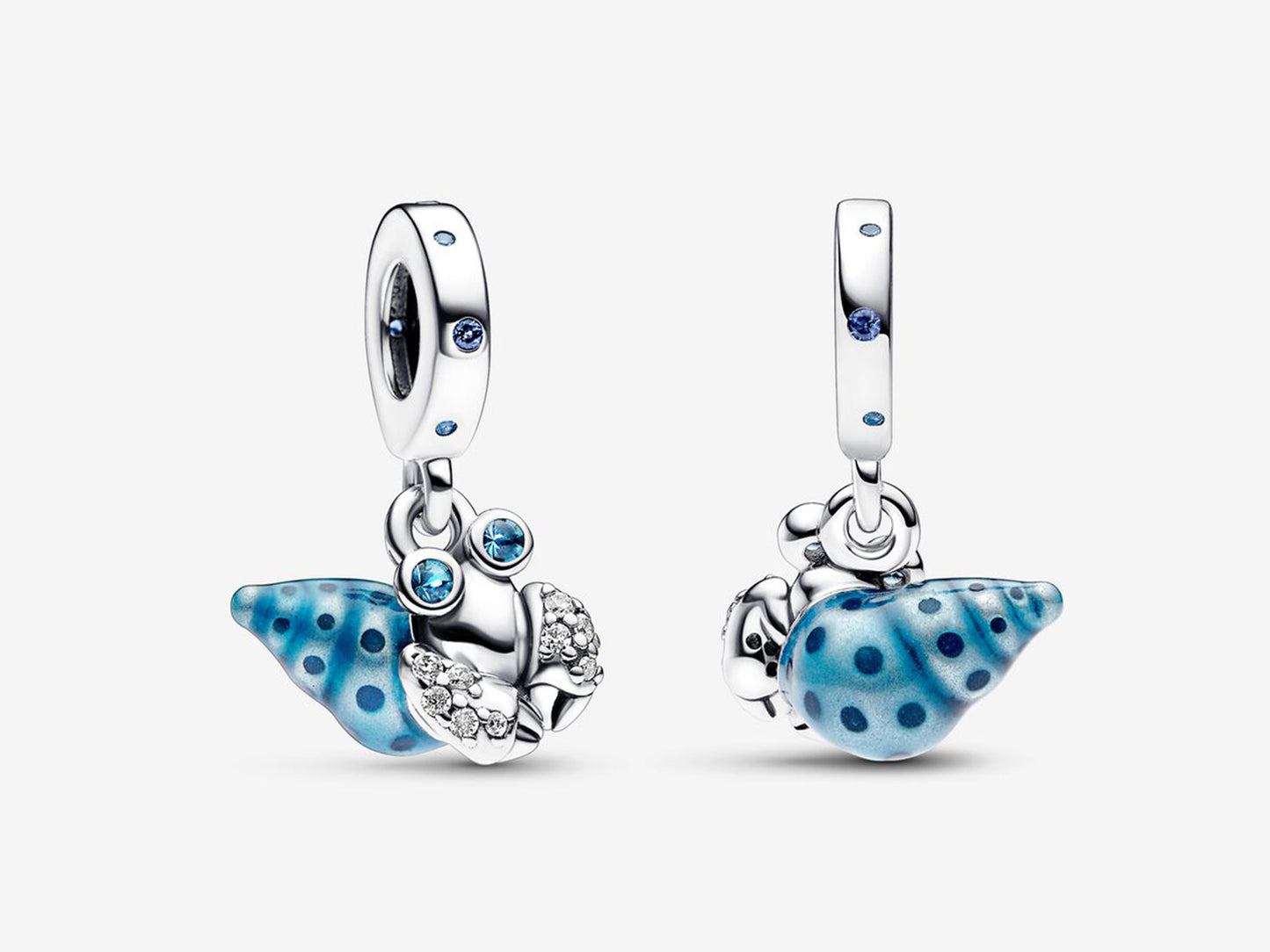 Glow-in-the-dark Hermit Crab Dangle Charm