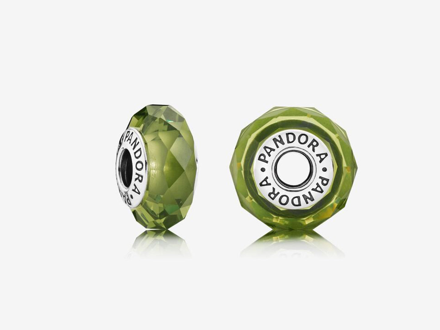 Olive Green Gem Charm