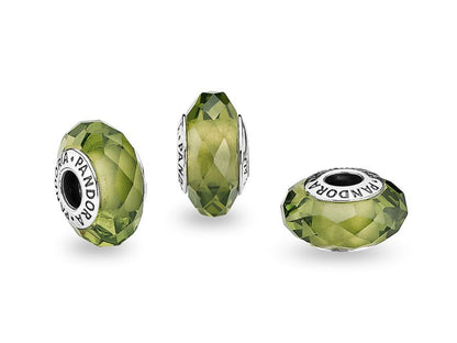 Olive Green Gem Charm