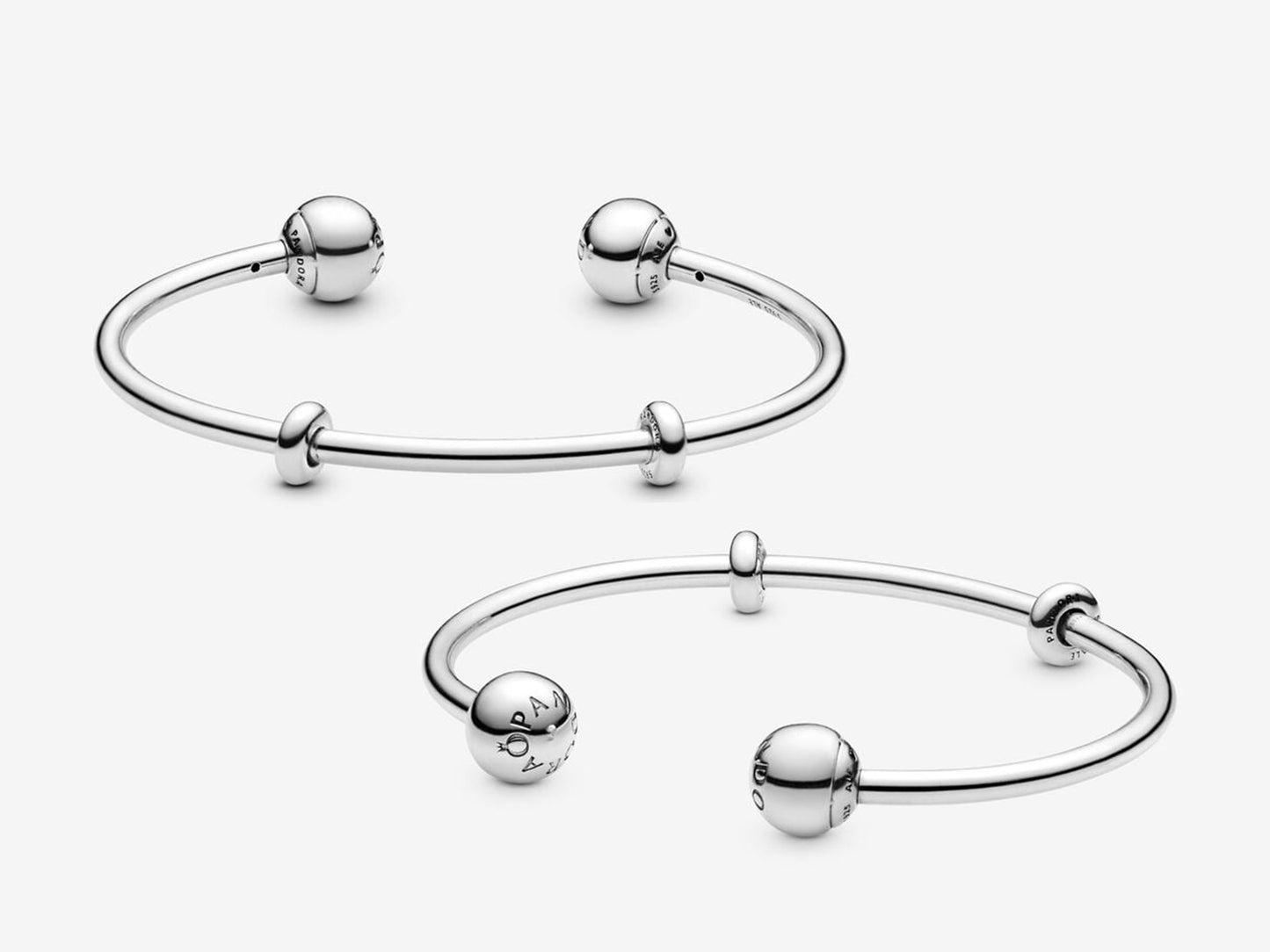 Silver Open Bangle