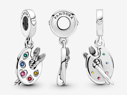 Artist's Palette Dangle Charm