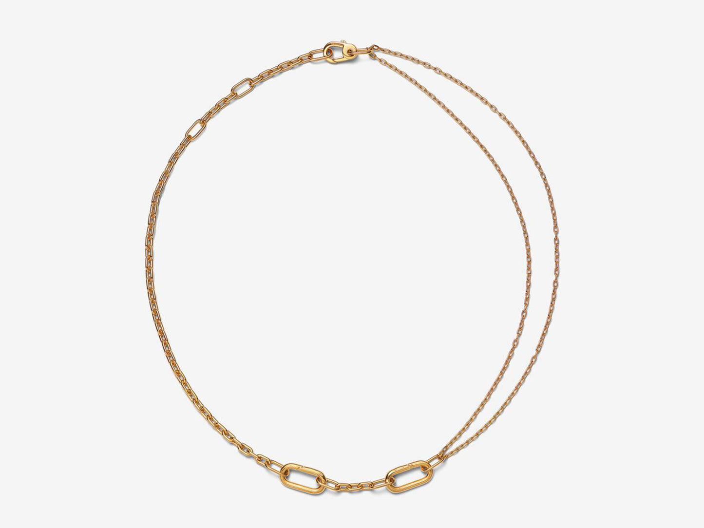 Double Link Chain Necklace