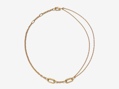 Double Link Chain Necklace