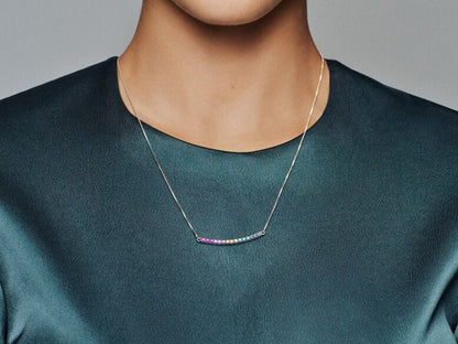 Rainbow Arc Necklace