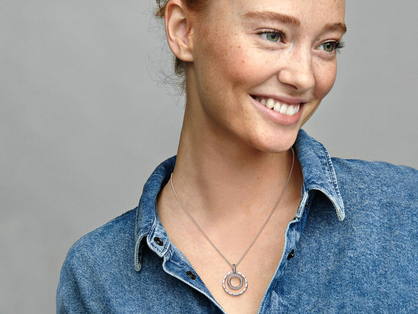 Pavé & Beads Pendant & Necklace