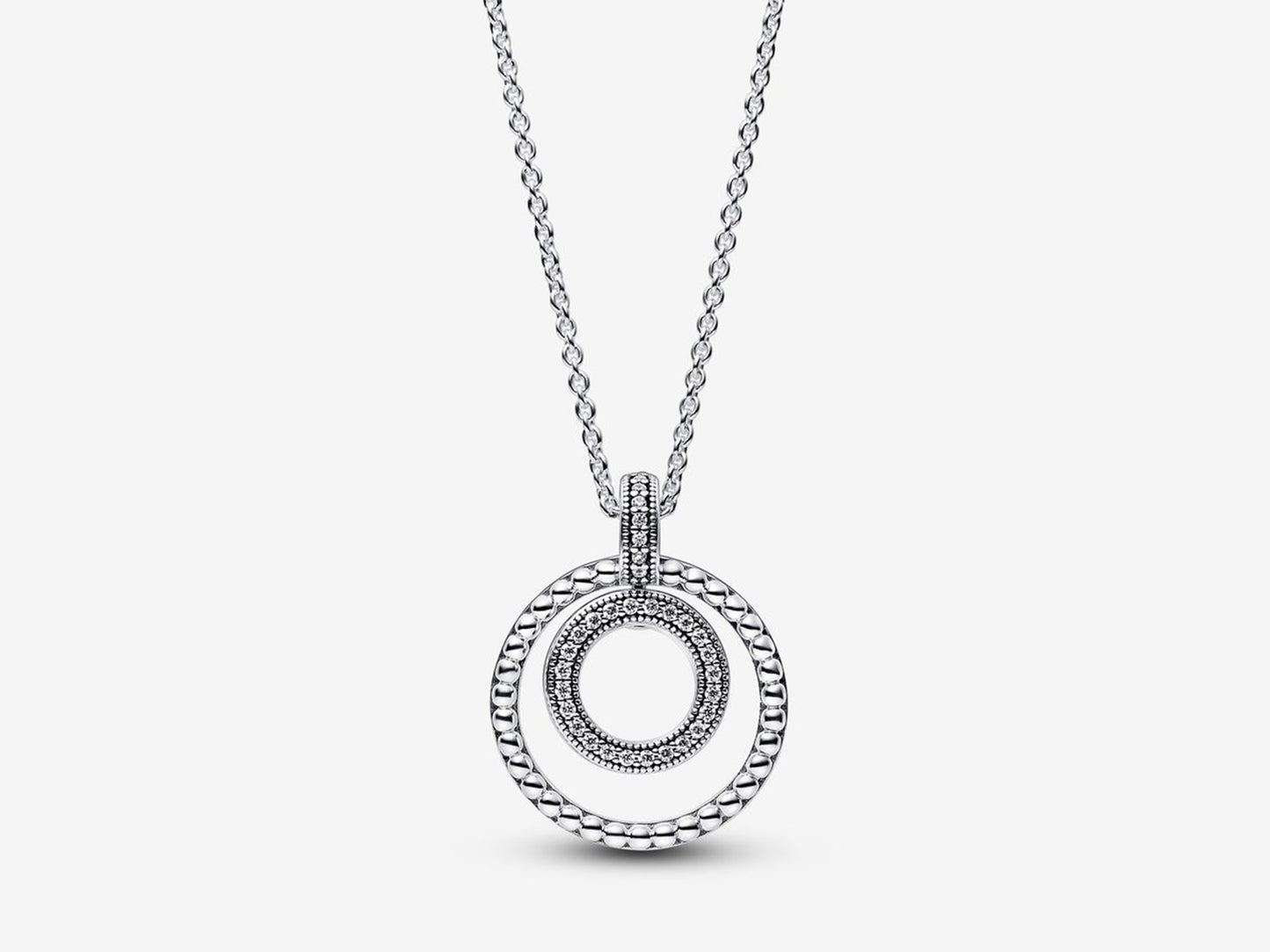 Pavé & Beads Pendant & Necklace