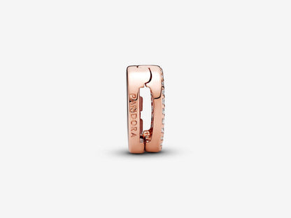 Round Pave Clip Charm