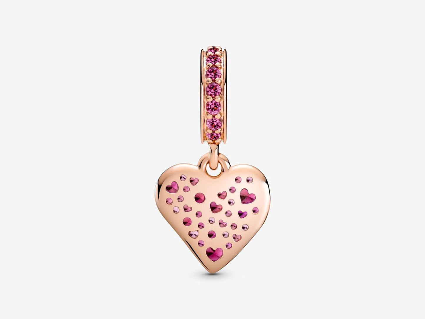 Pavé Heart Sketch Charm