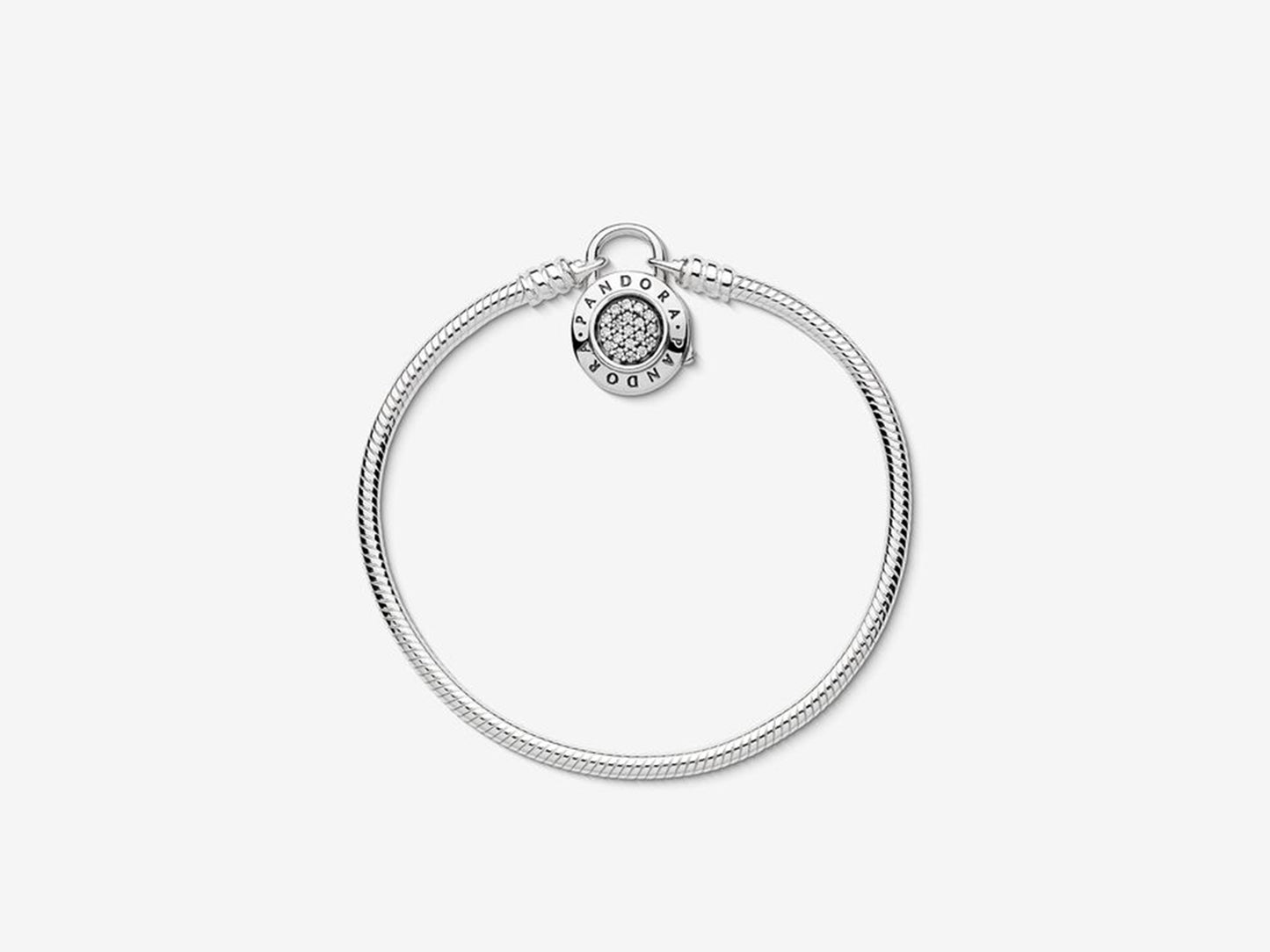 Pave Lock Chain Bracelet