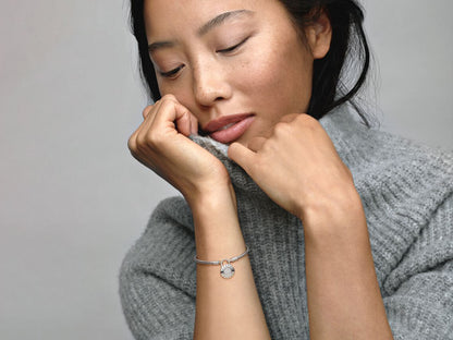 Pave Lock Chain Bracelet