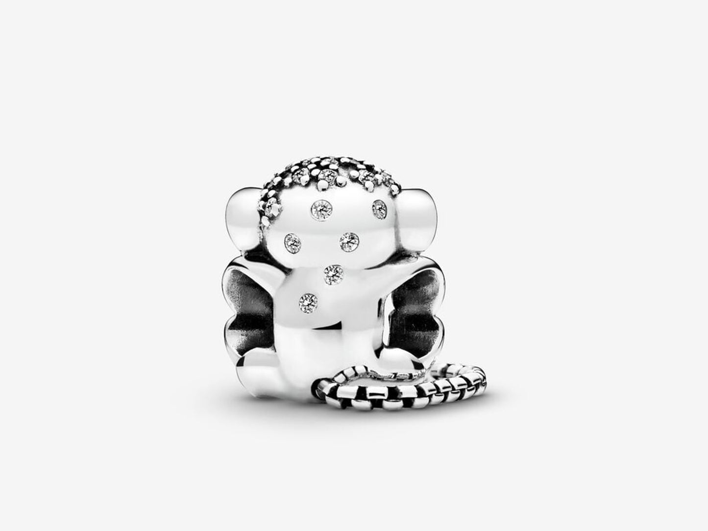 Pave Monkey Charm