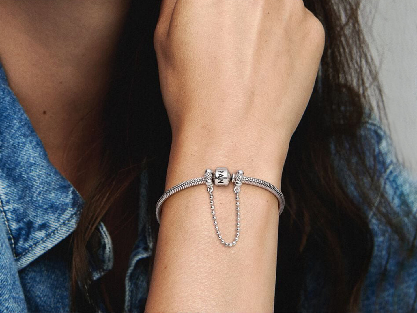 Pavé Safety Chain Charm