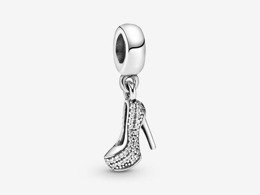 Pavé Stiletto Shoe Dangle Charm