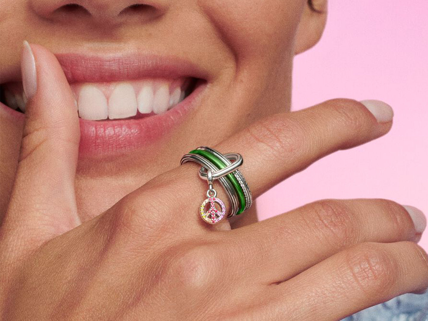 Peace Symbol Charm