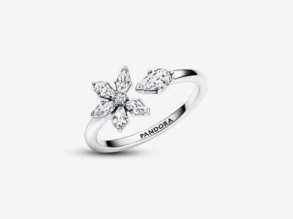 Sparkling Herbarium Cluster Open Ring