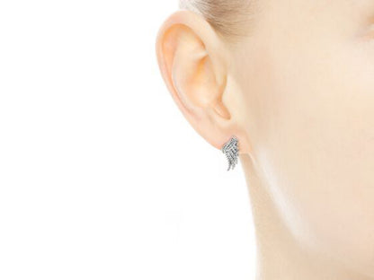Phoenix Feather Stud Earrings