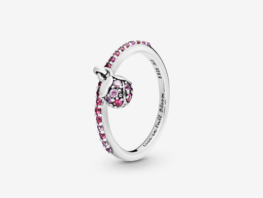 Pink Blossom Bud Ring