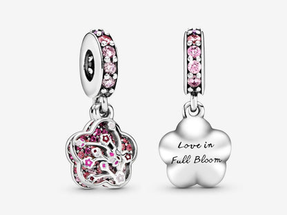 Pink Blossom Mosaic Charm