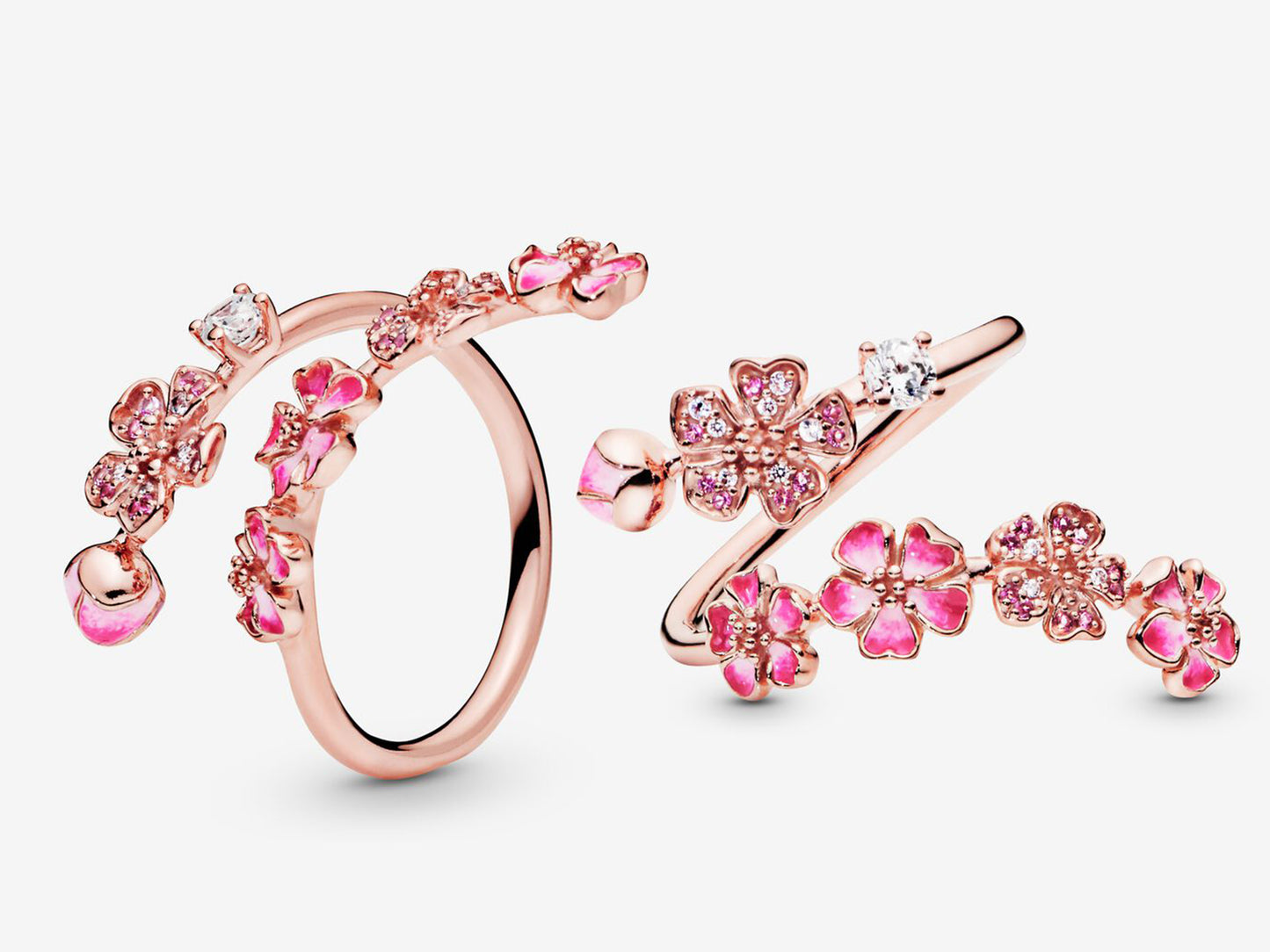Pink Blossom Open Ring
