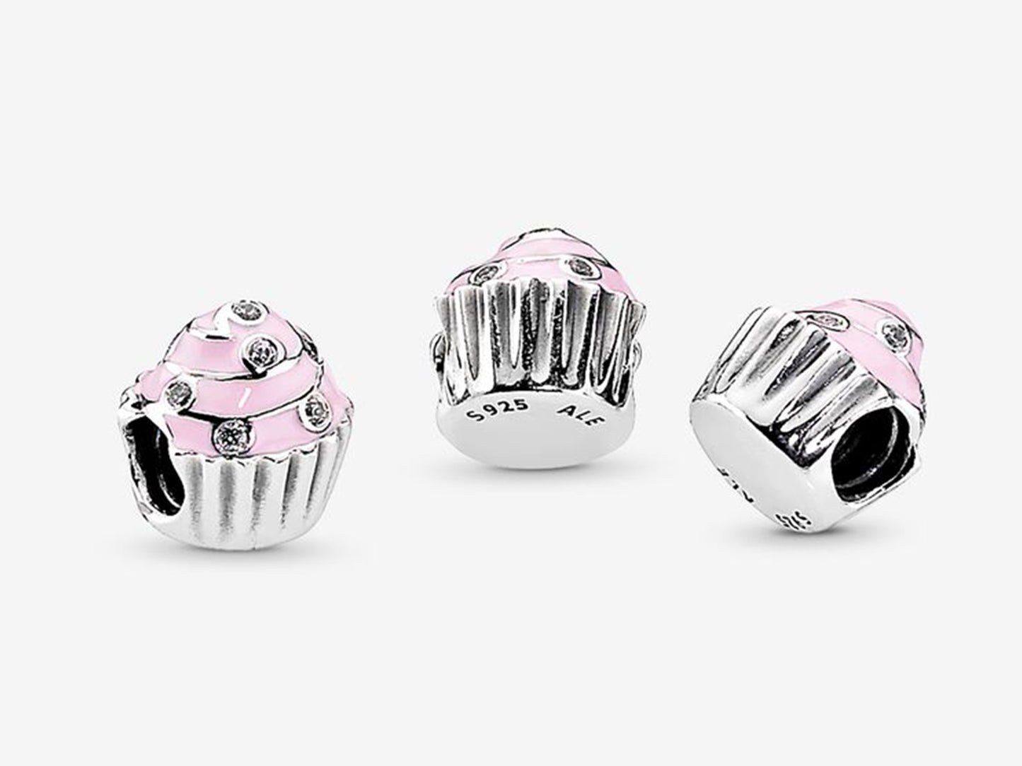 Pink Cupcake Charm