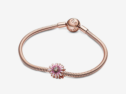 Pink Daisy Flower Charm