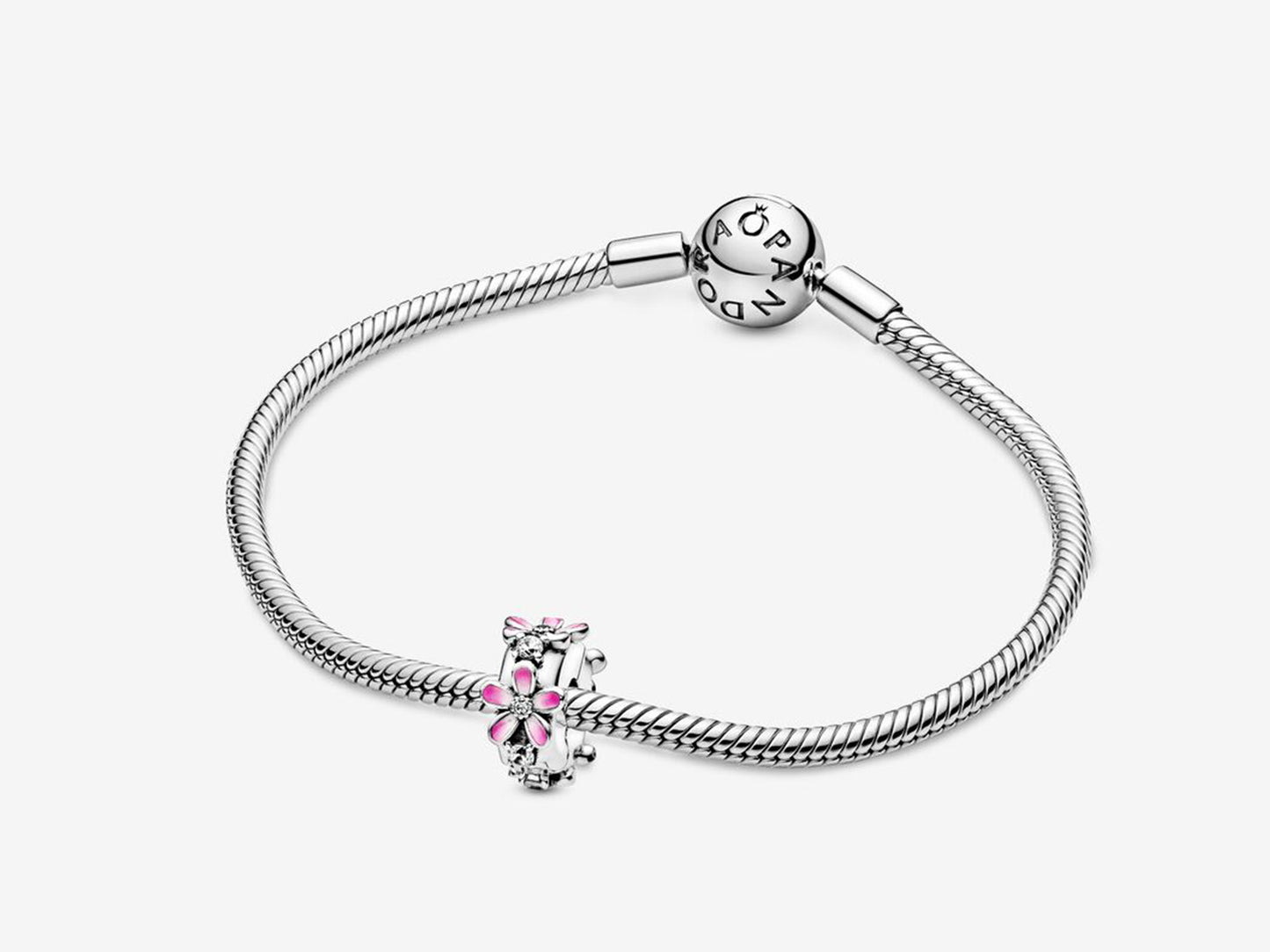 Pink Daisy Clip Charm