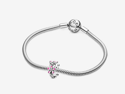 Pink Daisy Clip Charm