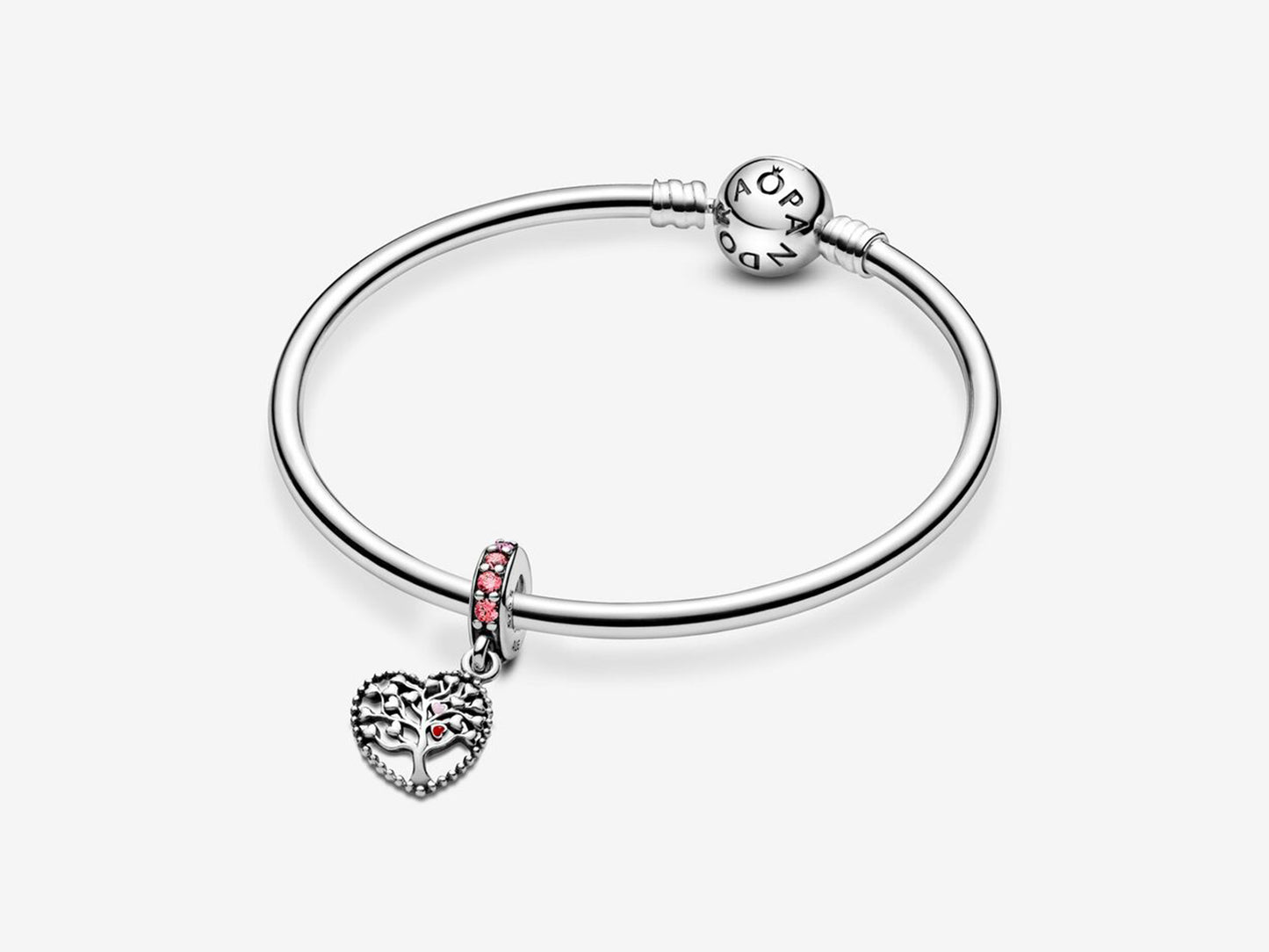 Pink Family Tree Charm