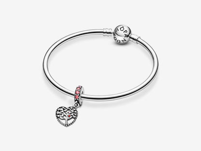 Pink Family Tree Charm