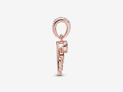 Pink Fan-Shaped Charm