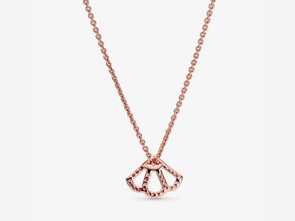 Pink Fan Choker Necklace