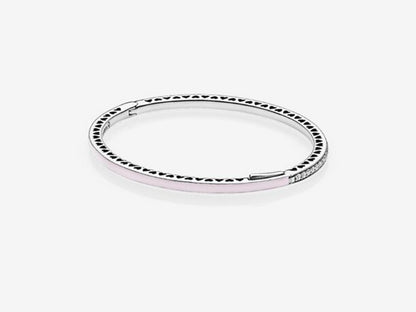 Pink Heart Charm Bracelet