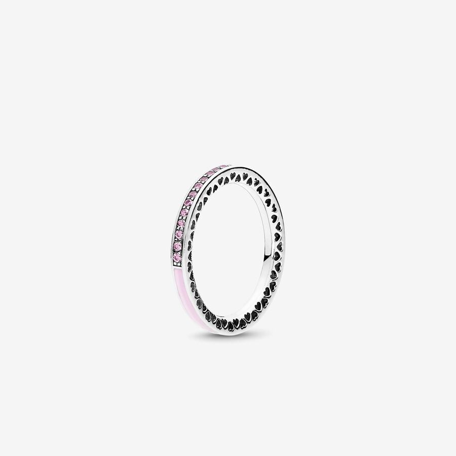Pink Heart Elegance Ring