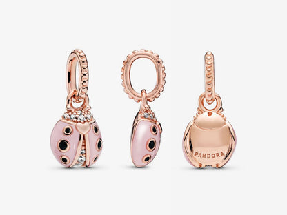 Pink Ladybug Charm