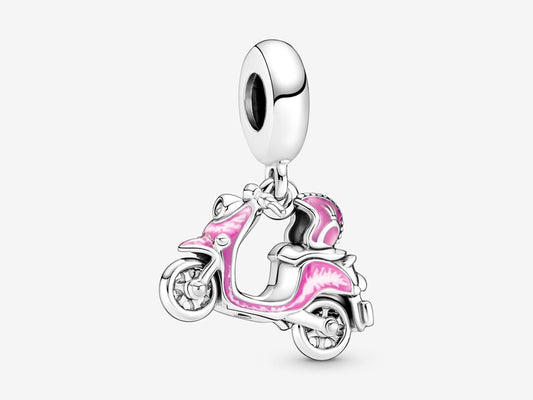 Pink Scooter Dangle Charm