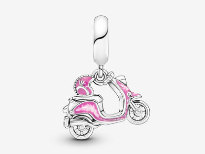 Pink Scooter Dangle Charm
