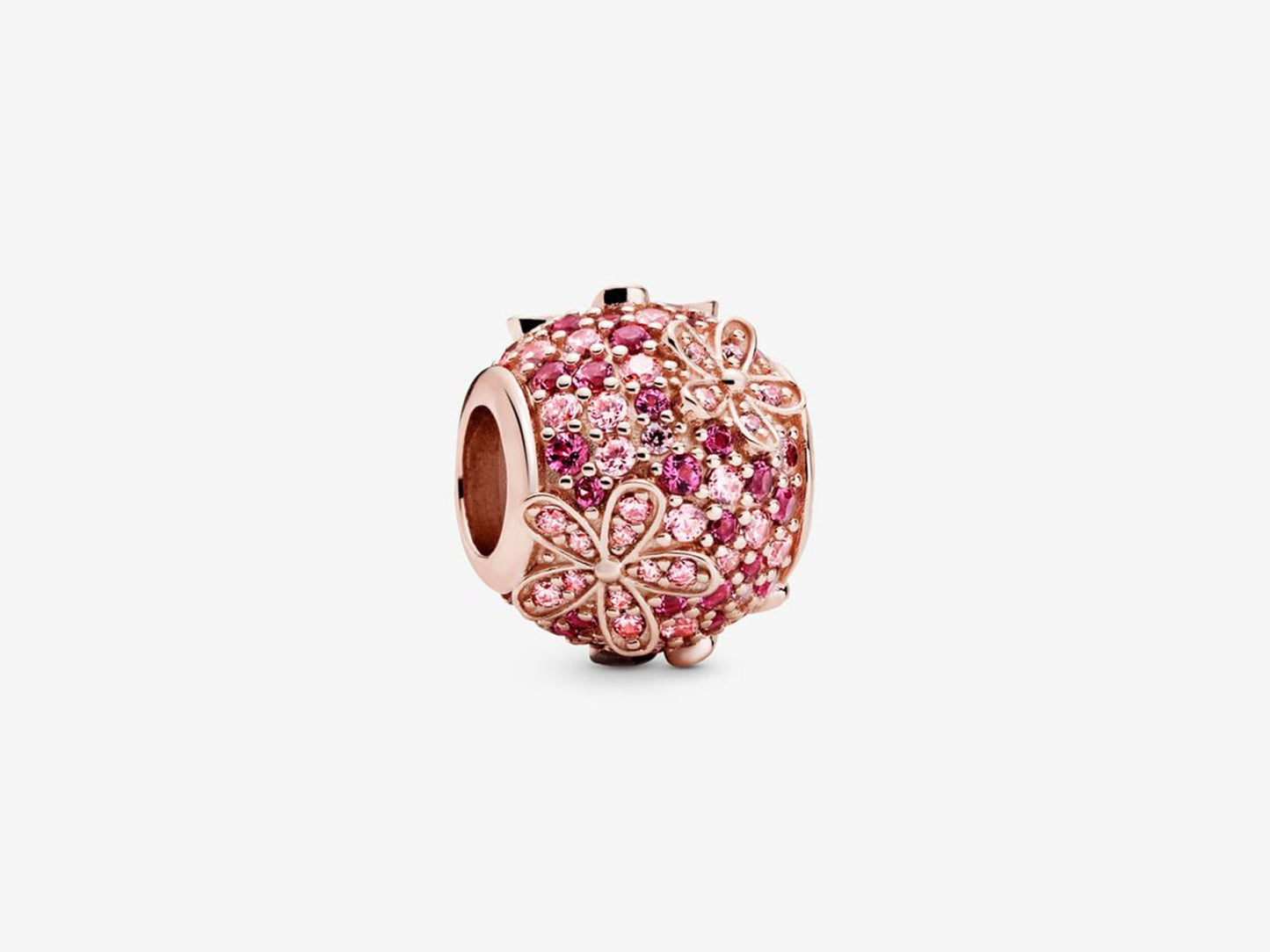 Pink Pavé Daisy Charm