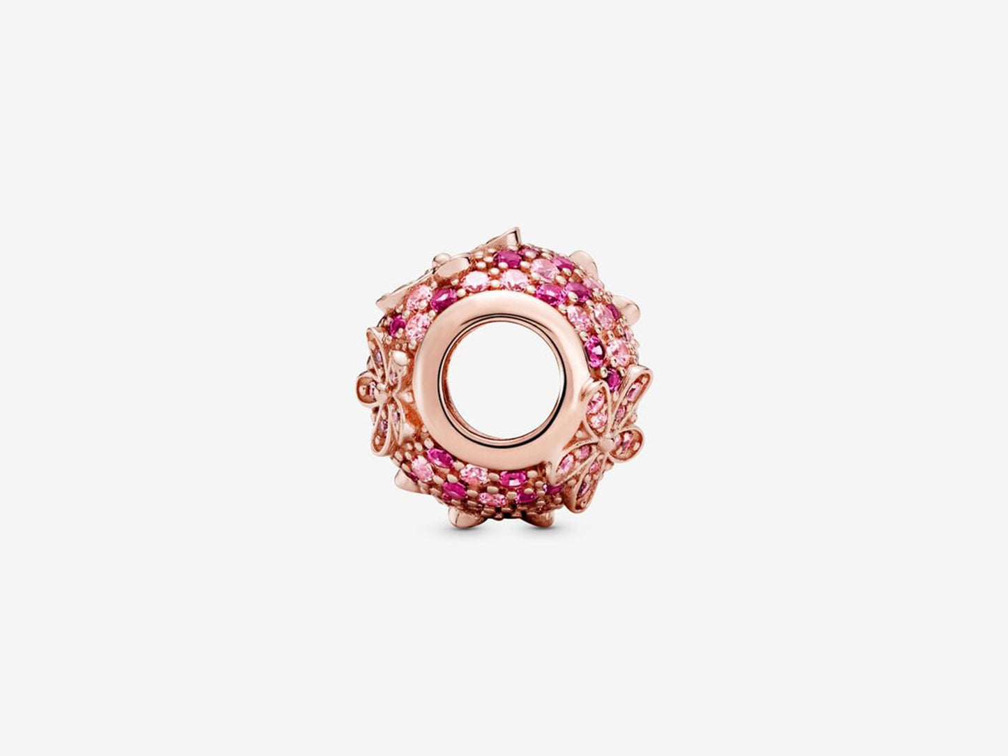 Pink Pavé Daisy Charm