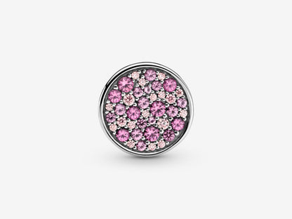 Pink Pavé Gem Clip Charm