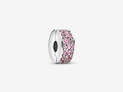 Pink Pavé Clip Charm