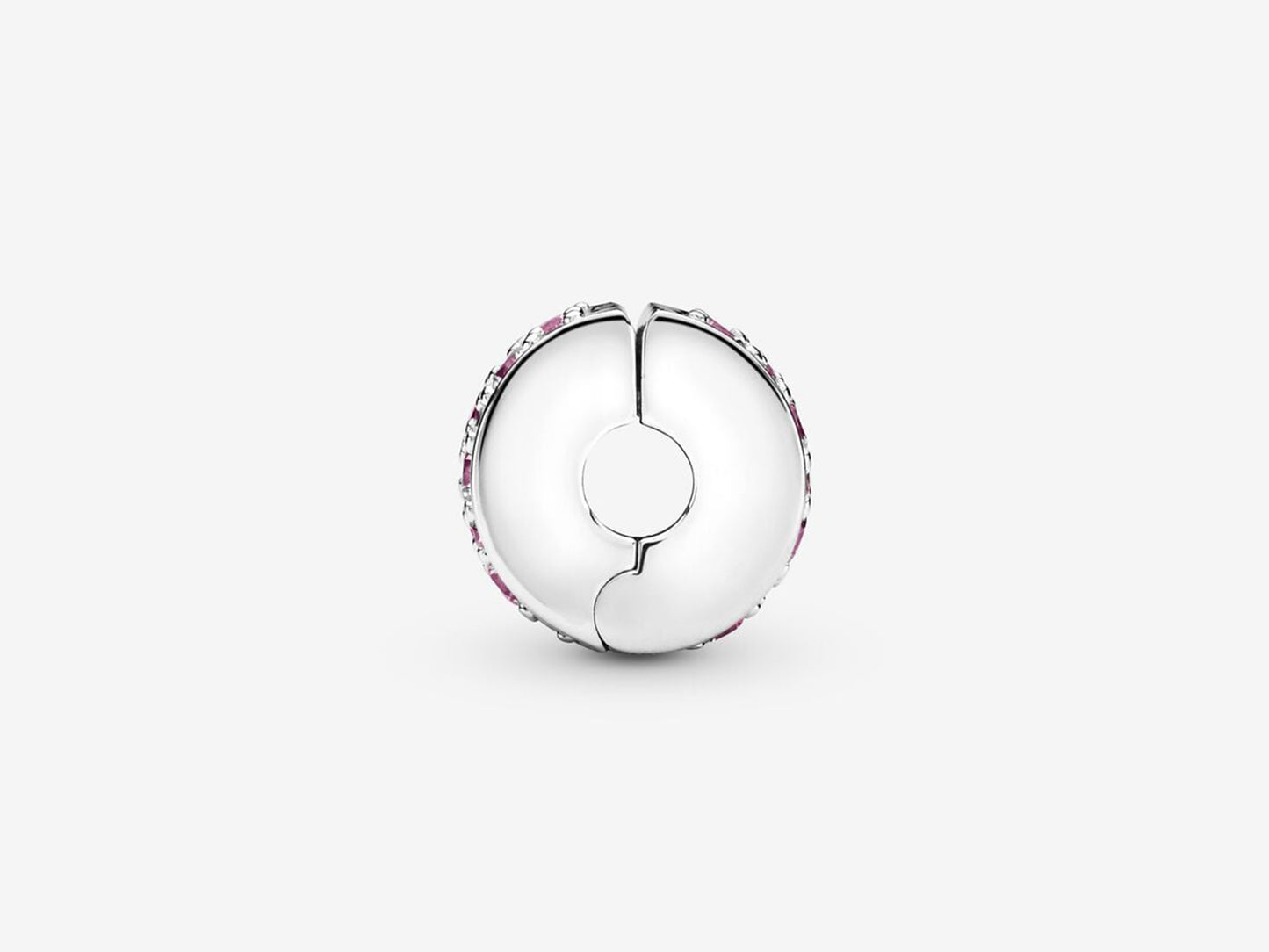 Pink Pavé Clip Charm