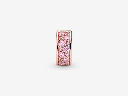 Pink Pavé Clip Charm