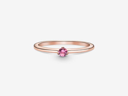 Pink Radiance Single Stone Ring